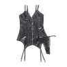Subblime - 955458 Body Fermeture Éclair En Cuir Noir S/M